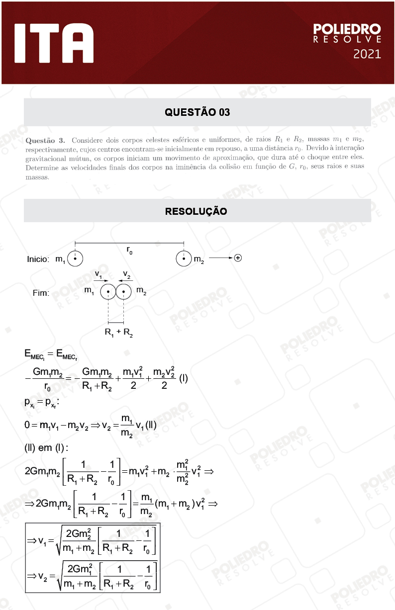 Dissertativa 3 - 2ª Fase - 2º Dia - Fís/Red - ITA 2021