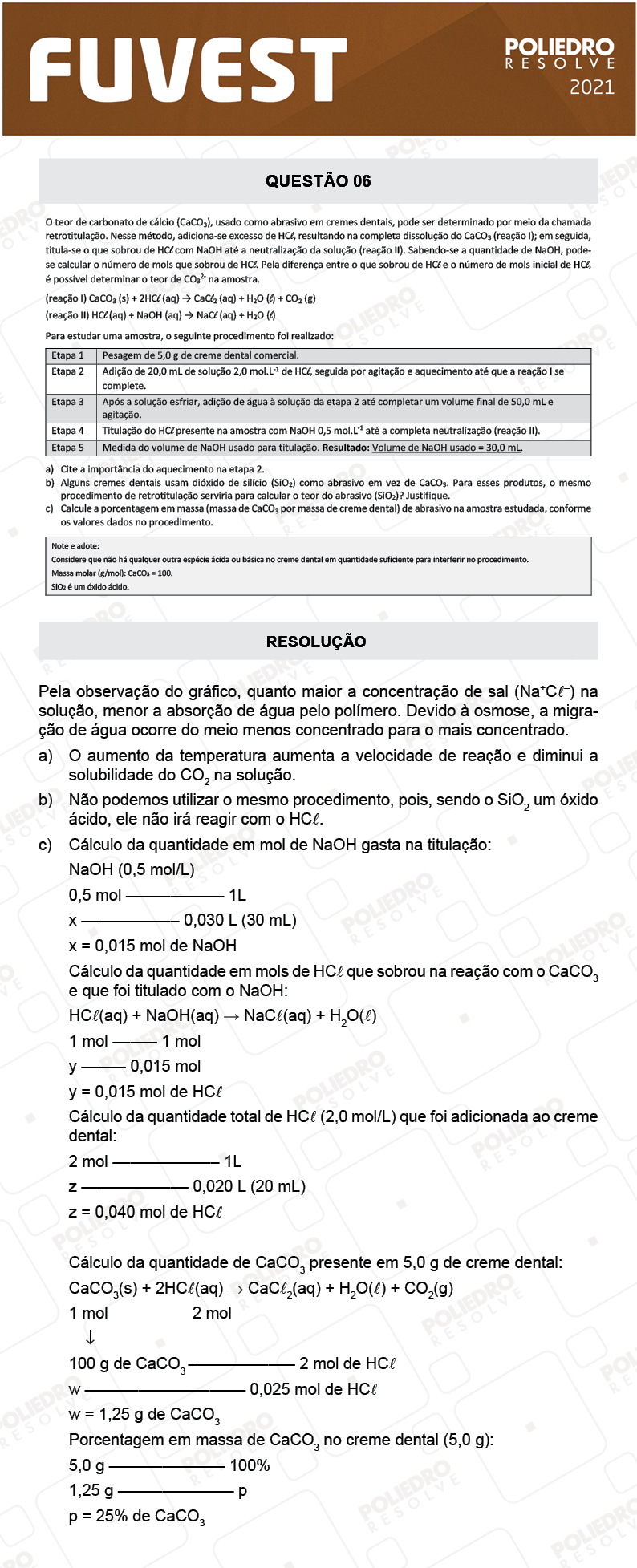Dissertativa 6 - 2ª Fase - 2º Dia - Fuvest 2021