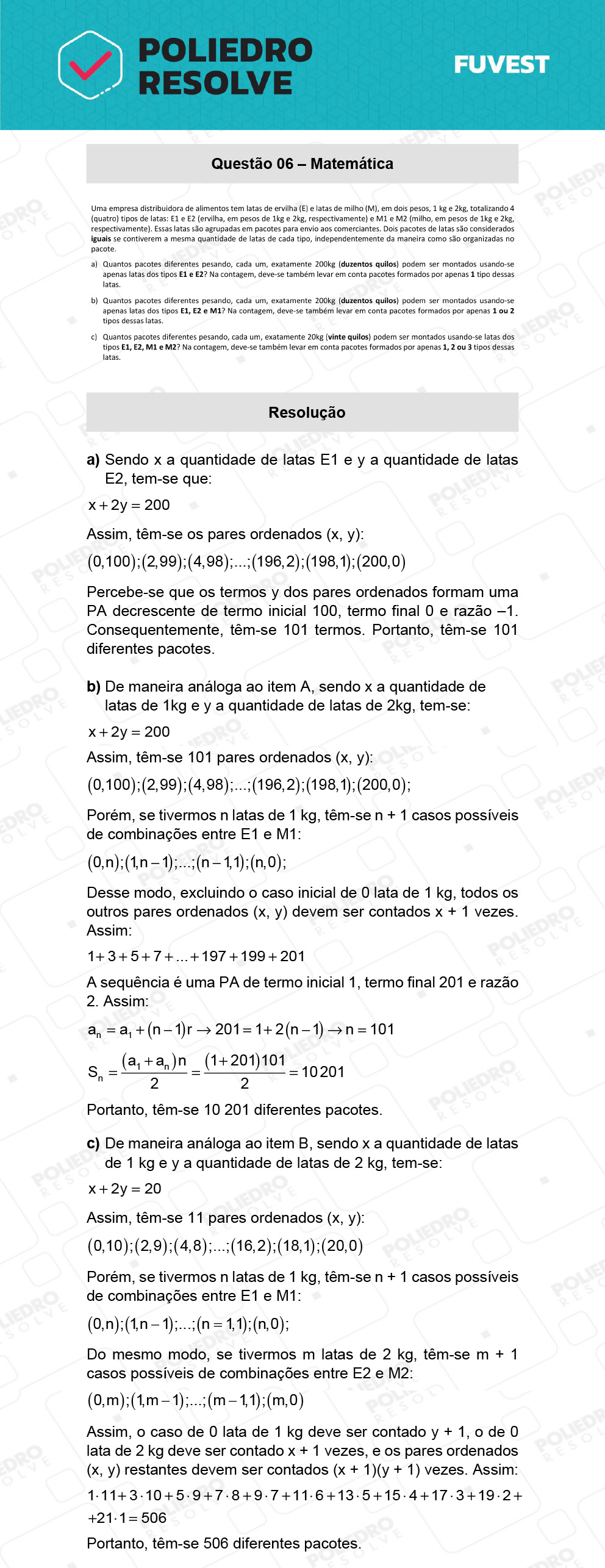 Dissertativa 6 - 2ª Fase - 2º Dia - Fuvest 2022