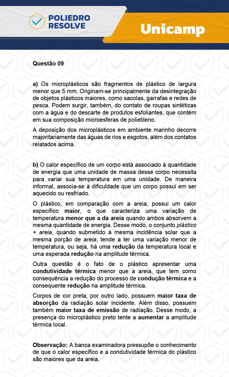 Dissertativa 9 - 2ª Fase - 1º Dia - Unicamp 2024