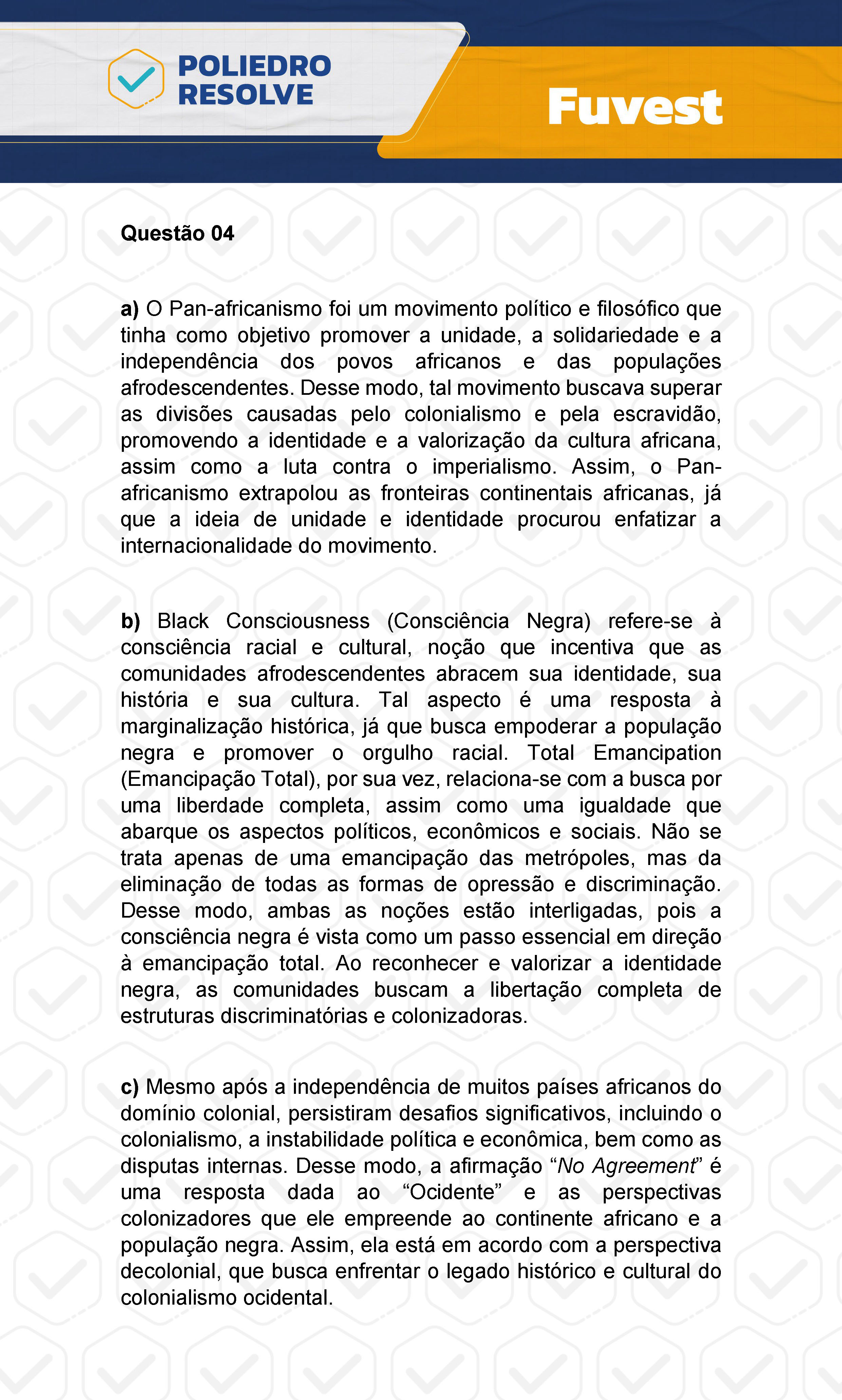Dissertativa 4 - 2ª Fase - 2º Dia - Fuvest 2024