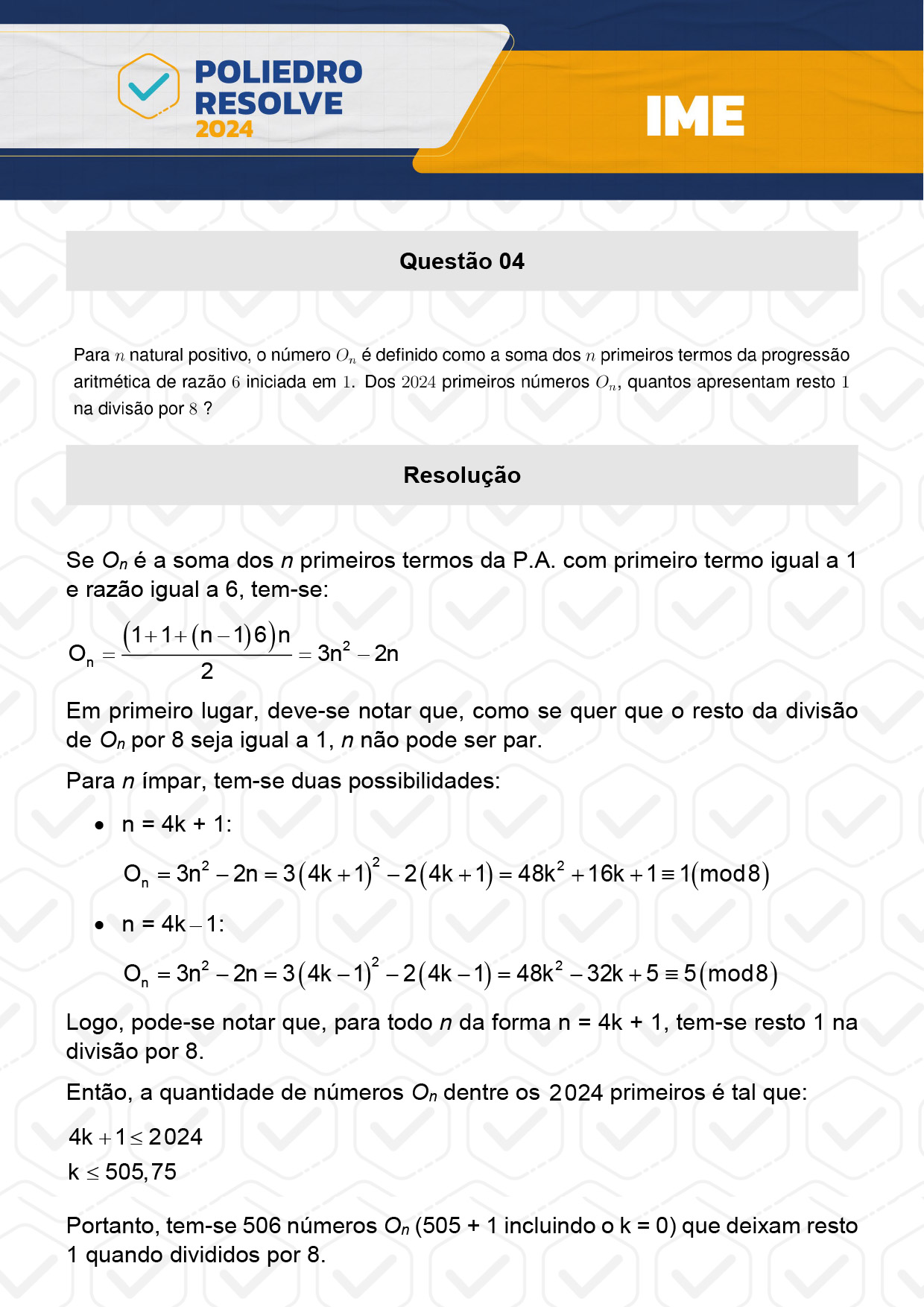 Dissertativa 4 - 2ª Fase - 1º Dia - IME 2024