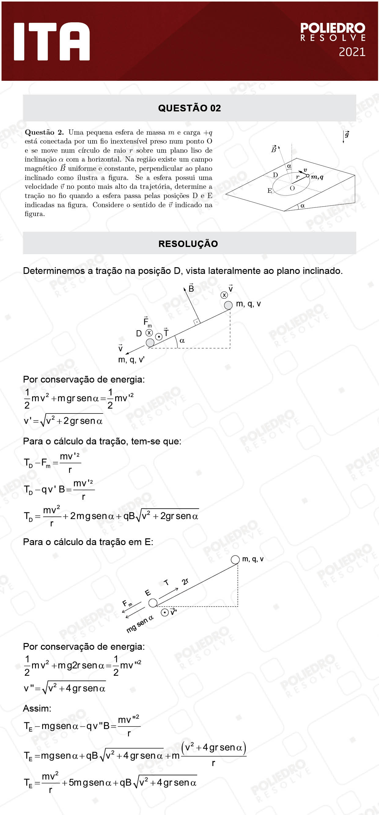 Dissertativa 2 - 2ª Fase - 2º Dia - Fís/Red - ITA 2021