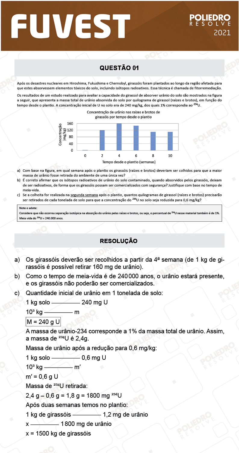 Dissertativa 1 - 2ª Fase - 2º Dia - Fuvest 2021