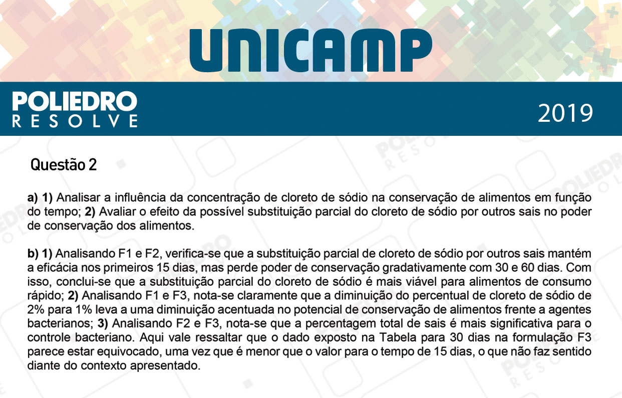 Dissertativa 2 - 2ª Fase - 3º Dia - Unicamp 2019