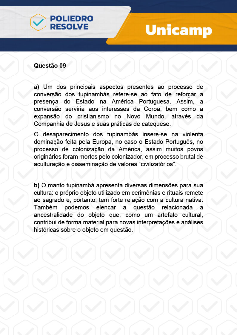 Dissertativa 9 - 2ª Fase - 2º Dia - Unicamp 2024