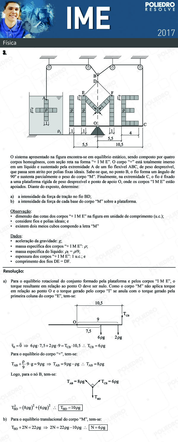 Dissertativa 3 - Física - IME 2017