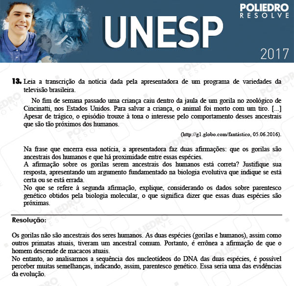 Dissertativa 13 - 2ª Fase - Unesp 2017