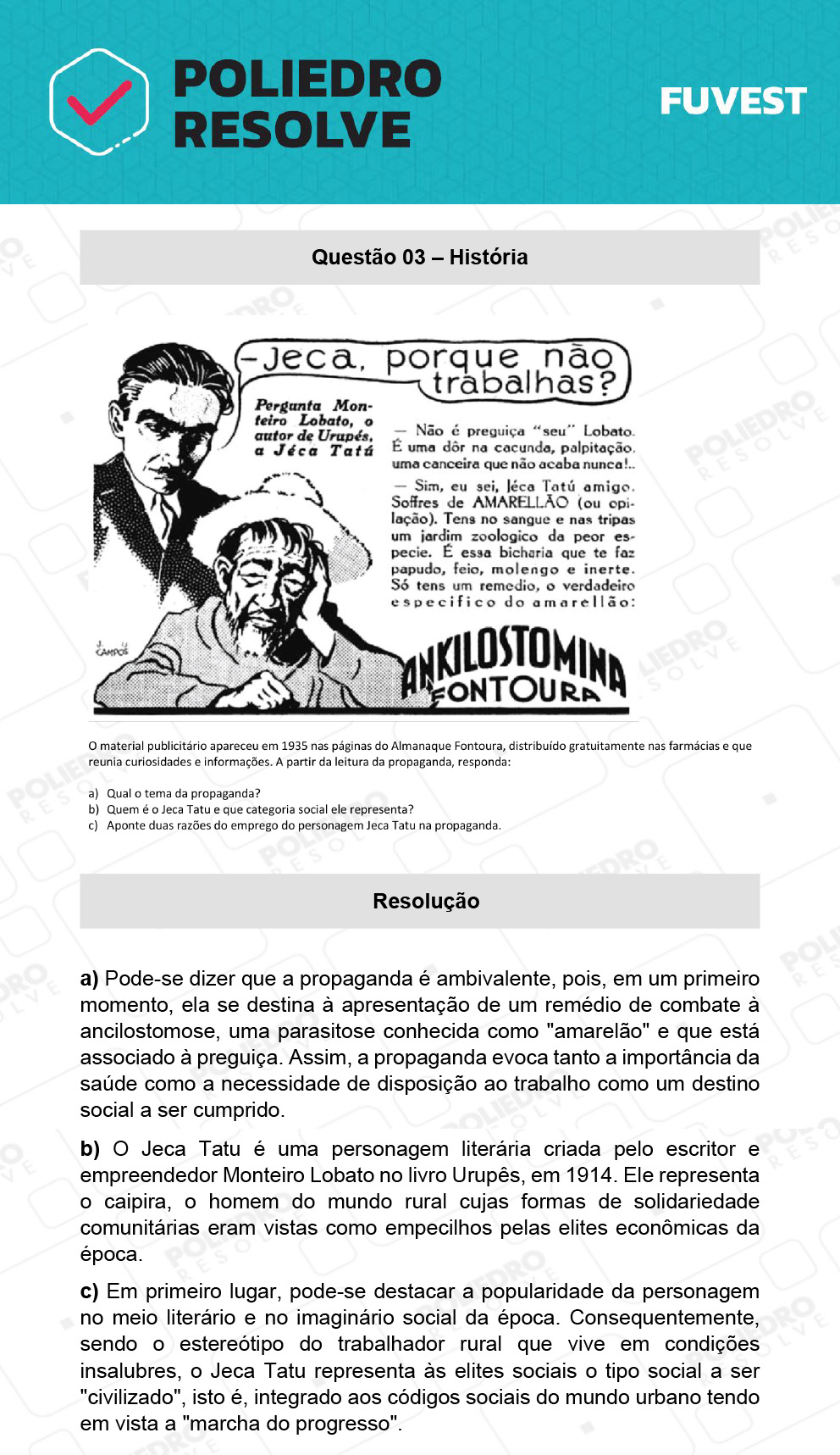 Dissertativa 3 - 2ª Fase - 2º Dia - Fuvest 2022